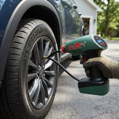 AirGo Portable Tire Inflator – Digital Air Compressor for Car, Bike & Motorcycle Tires