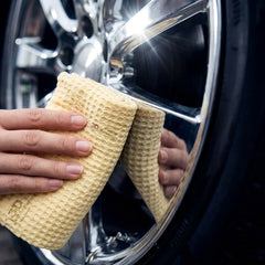 3D Car Cleaning Leatherette Chamois Cloth