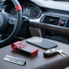 Universal Car Steering Wheel Phone Holder