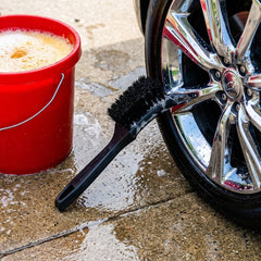 Car Tire & Wheel Cleaning Brush – Premium Nylon Detailing Brush