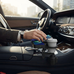 Car Cup Holder With Wireless Charging
