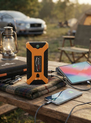 Entatial Car Jump Starter – Portable Lithium Battery Booster & Power Bank