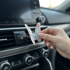 Moving Embroidered Butterfly Car Air Vent Clip