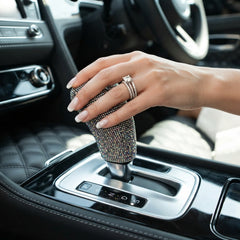 Diamond Car Gear Shift & Handbrake Cover Set