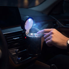 Car Air Vent Ashtray with LED Light