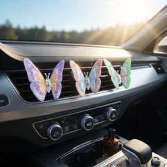 Moving Embroidered Butterfly Car Air Vent Clip