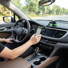 Gravity Magnetic Car Phone Holder – Adjustable Suction Cup Dashboard