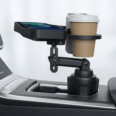 Car Cup Holder With Wireless Charging