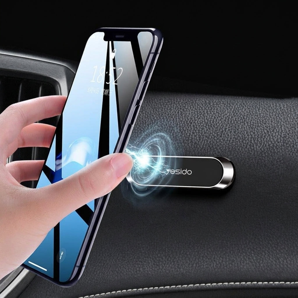 Universal Magnetic Phone Holder – Compact Mobile Mount for Car, Home & Office