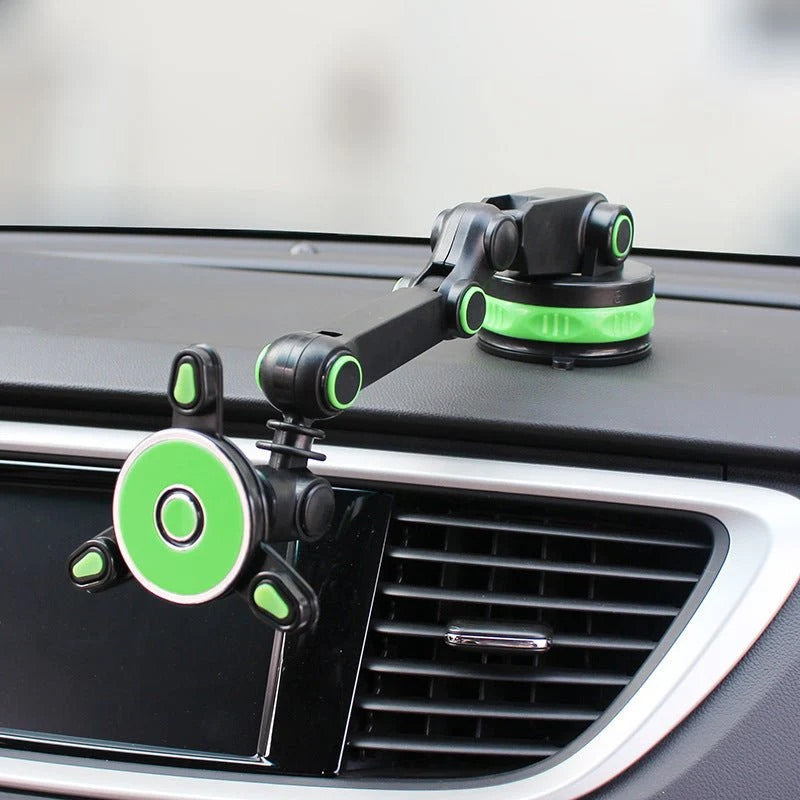 Gravity Magnetic Car Phone Holder – Adjustable Suction Cup Dashboard